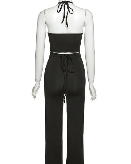 Jackie Halter Pants Set - SKYE KIYOMI BEAUTY, LLC