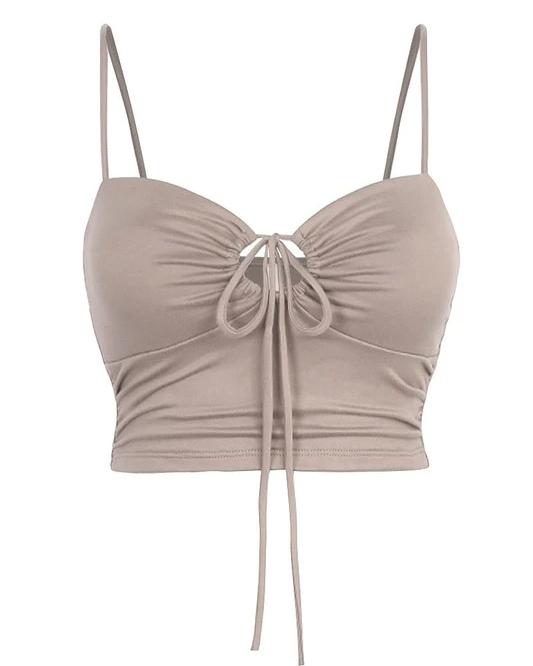 Tiare Keyhole Crop Top - SKYE KIYOMI BEAUTY, LLC