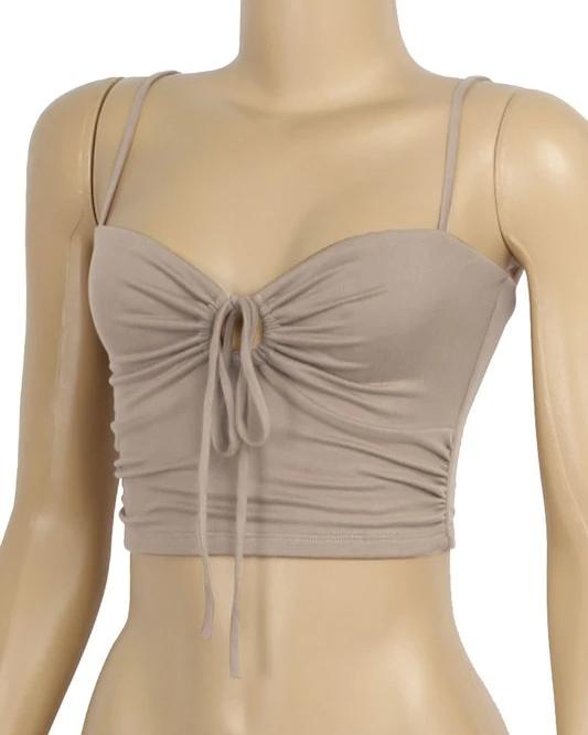 Tiare Keyhole Crop Top - SKYE KIYOMI BEAUTY, LLC