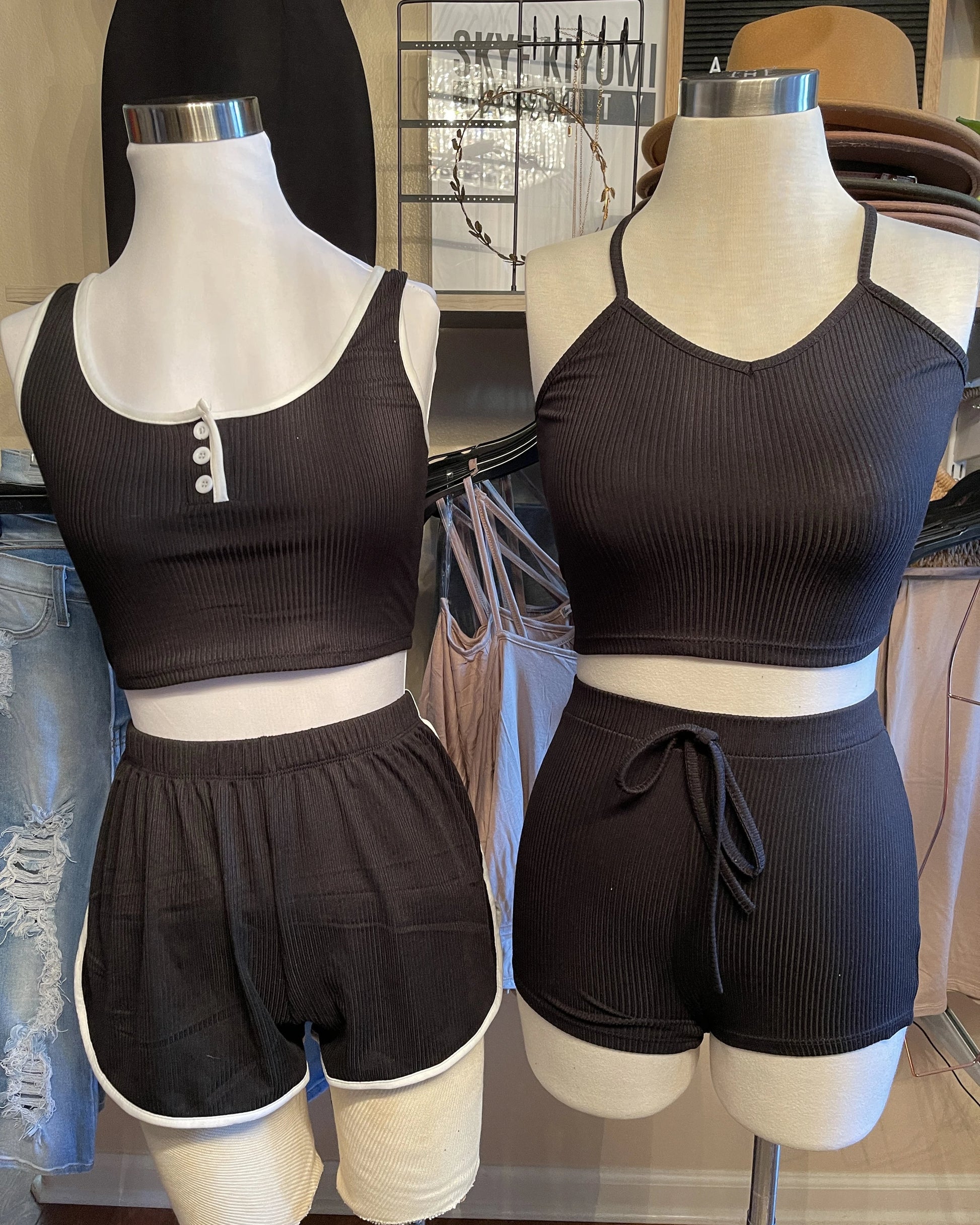 Lexy Halter Shorts Set - SKYE KIYOMI BEAUTY, LLC