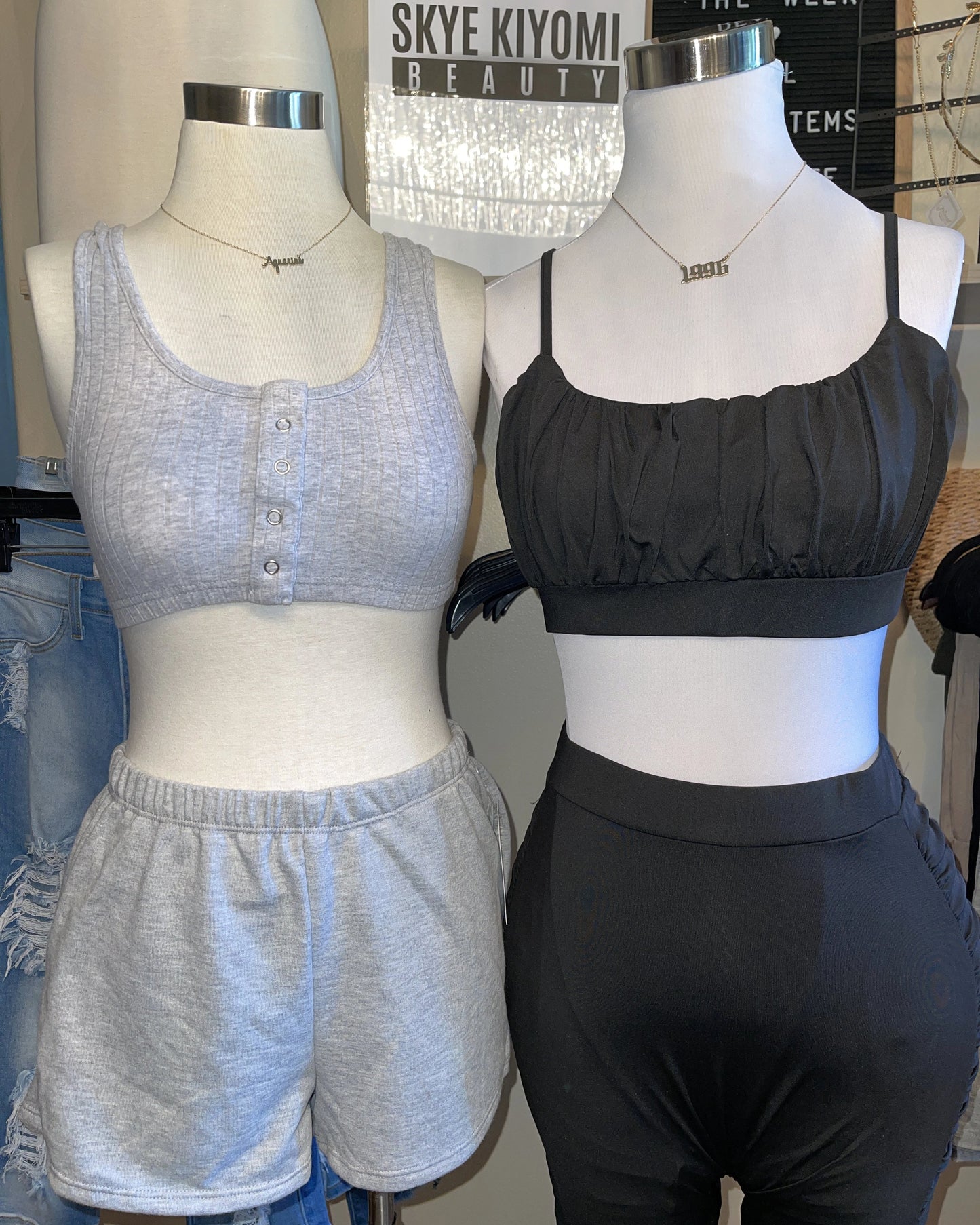 Delilah Biker Shorts Set - SKYE KIYOMI BEAUTY, LLC
