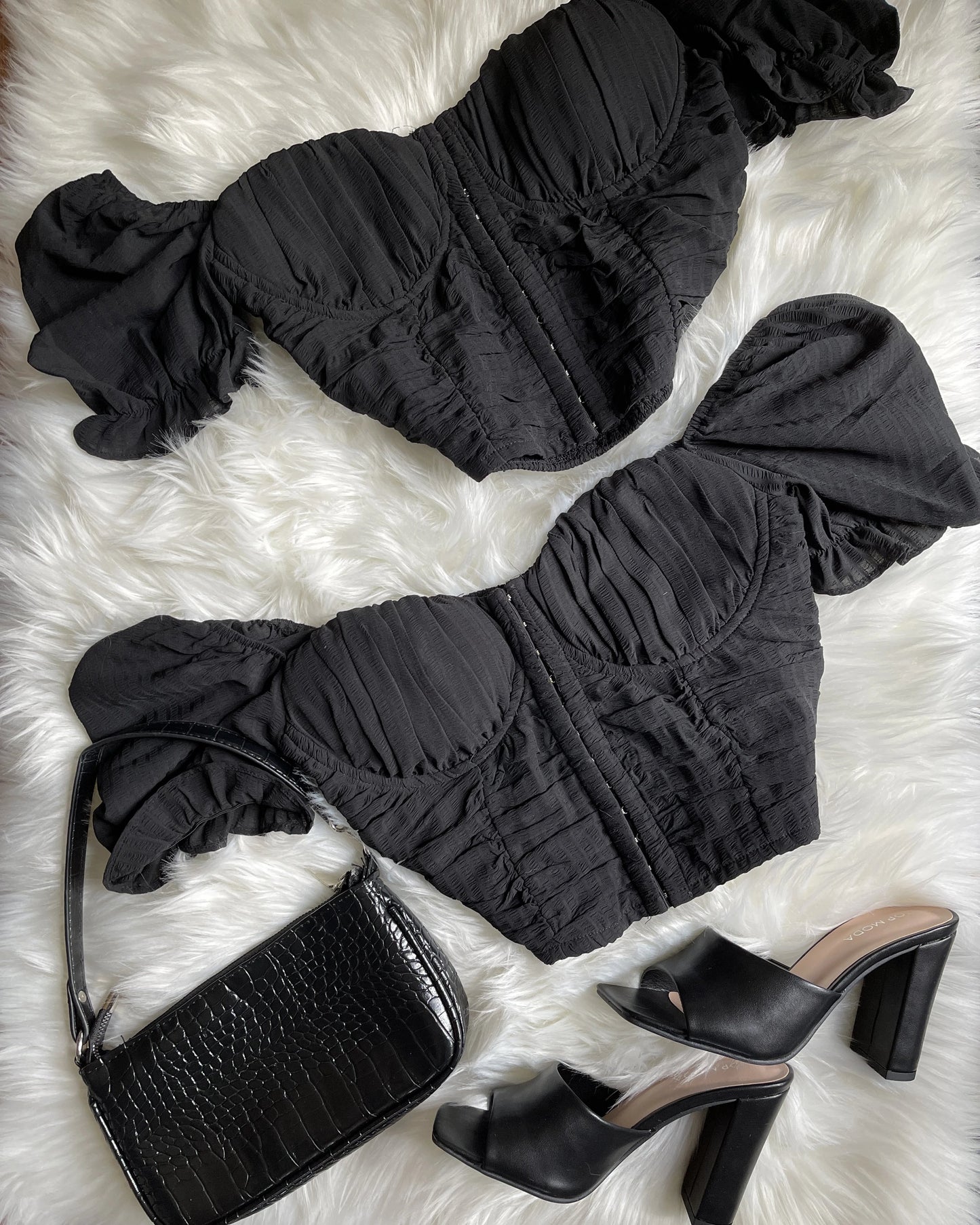 Dianna Puff Sleeve Top - SKYE KIYOMI BEAUTY, LLC