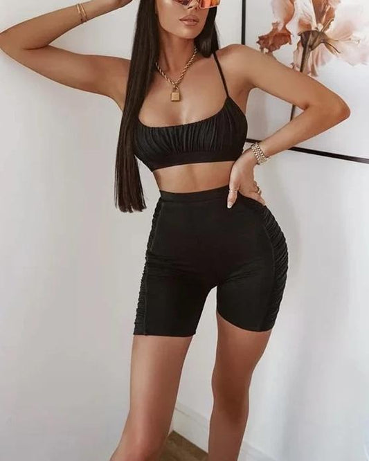Delilah Biker Shorts Set - SKYE KIYOMI BEAUTY, LLC