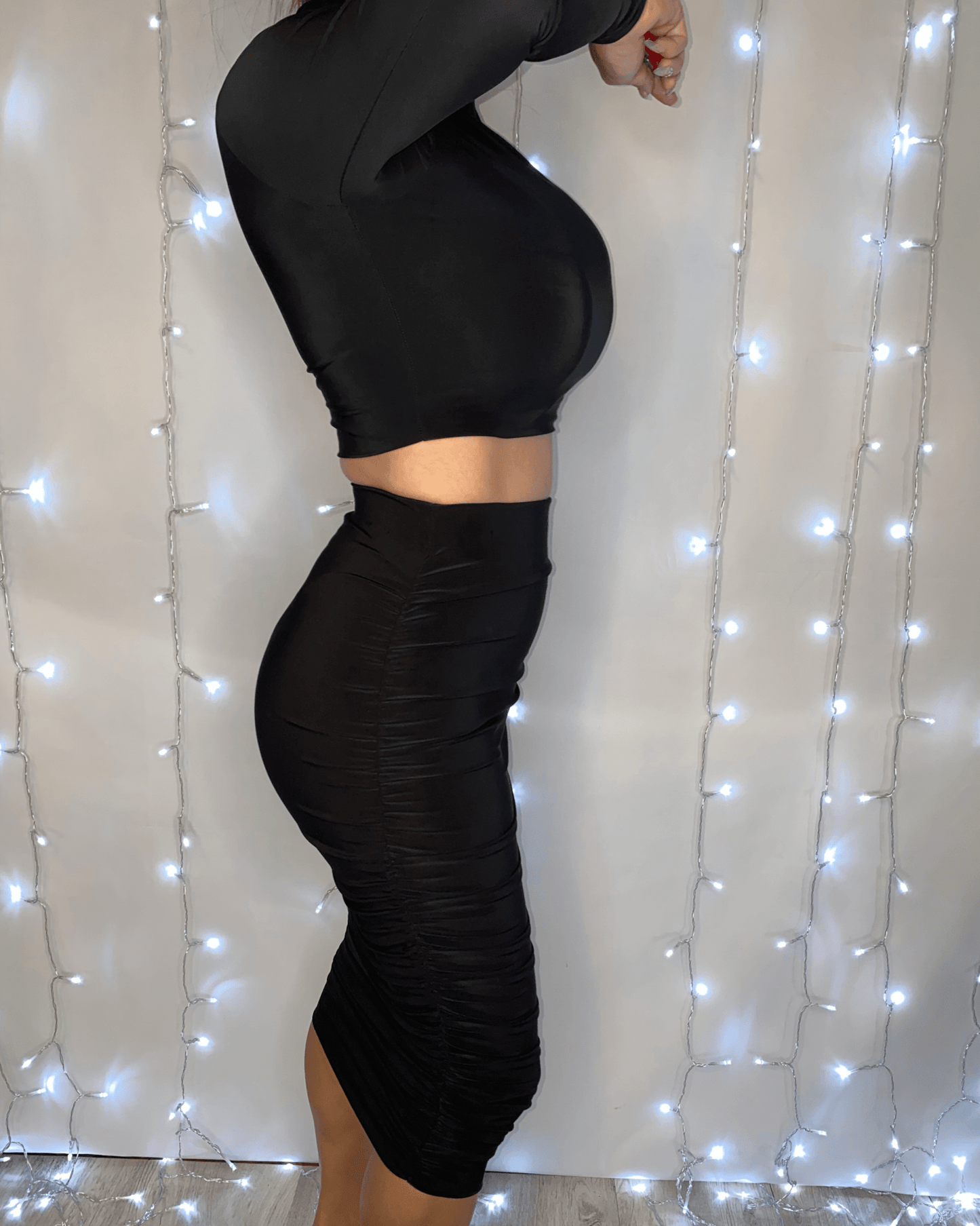 Dhalia Ruched Set - SKYE KIYOMI BEAUTY, LLC#tops#bottoms#ootd#affordablefashion#affordablestyle#boutiqueshopping#sets#shortsets#pantsets#outerwear