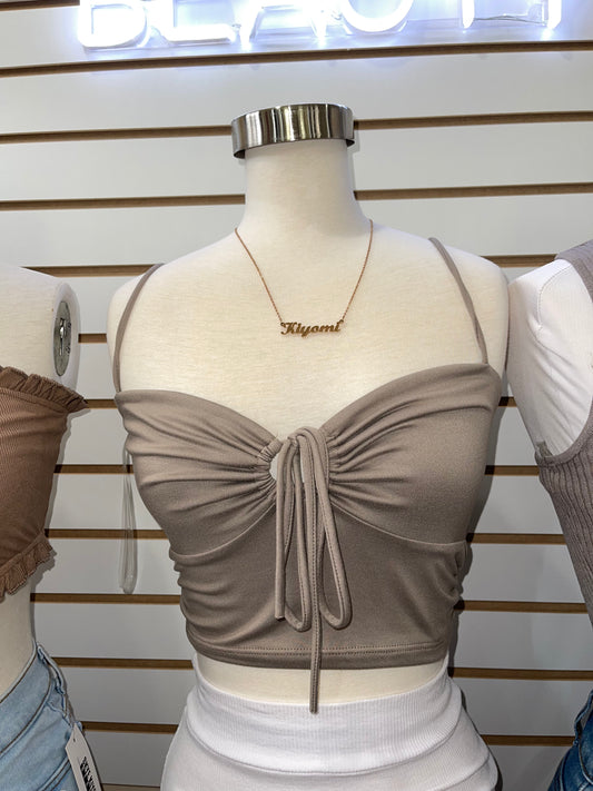 Tiare Keyhole Crop Top - SKYE KIYOMI BEAUTY, LLC