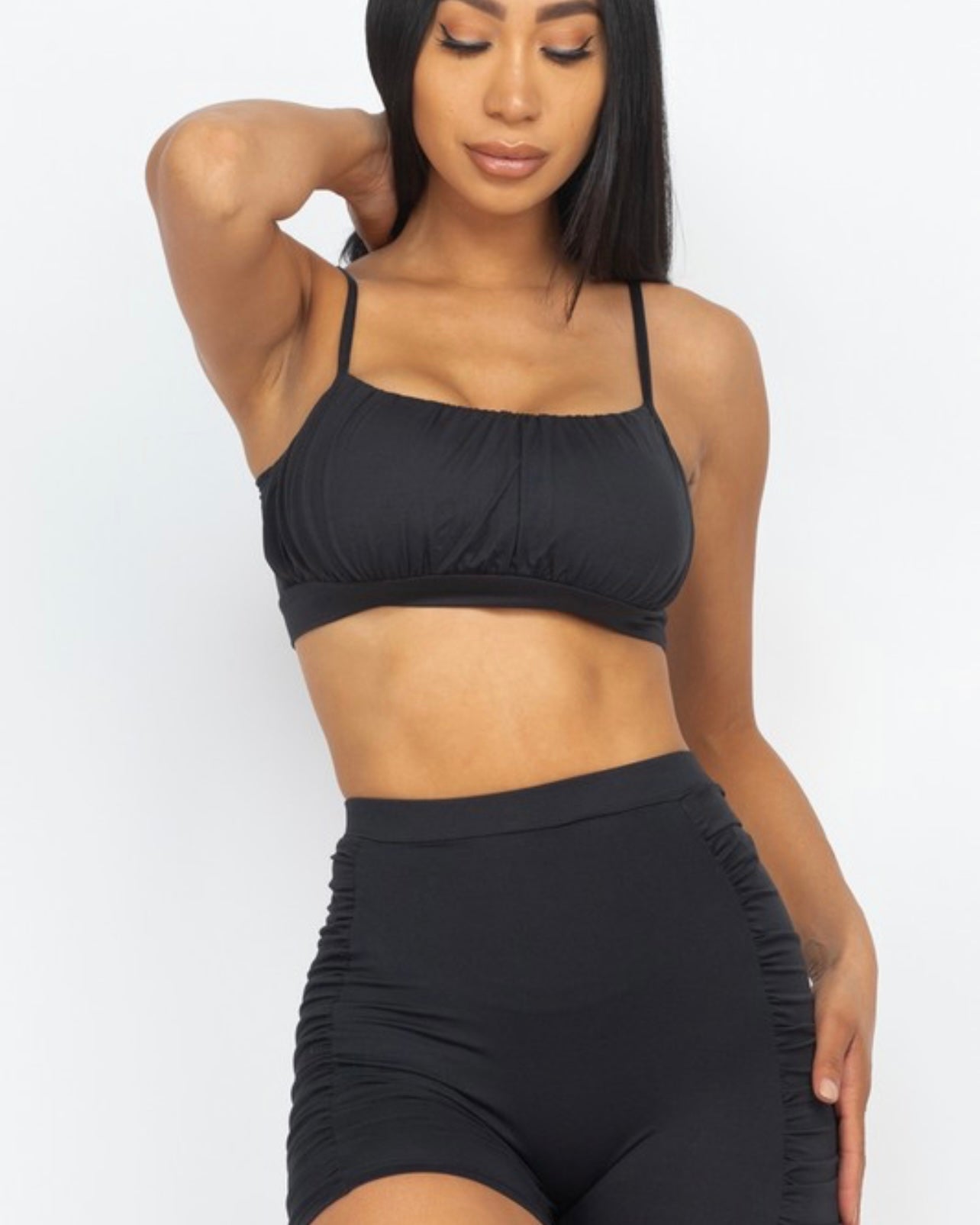 Delilah Biker Shorts Set - SKYE KIYOMI BEAUTY, LLC