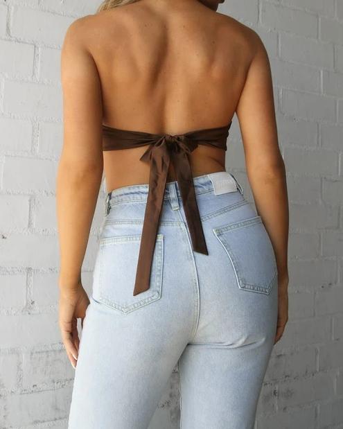 Katana Satin Scarf Top - SKYE KIYOMI BEAUTY, LLC#tops#bottoms#ootd#affordablefashion#affordablestyle#boutiqueshopping#sets#shortsets#pantsets#outerwear