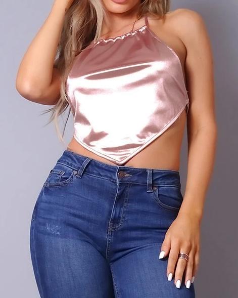 Rothana Halter Crop Top - SKYE KIYOMI BEAUTY, LLC#tops#bottoms#ootd#affordablefashion#affordablestyle#boutiqueshopping#sets#shortsets#pantsets#outerwear