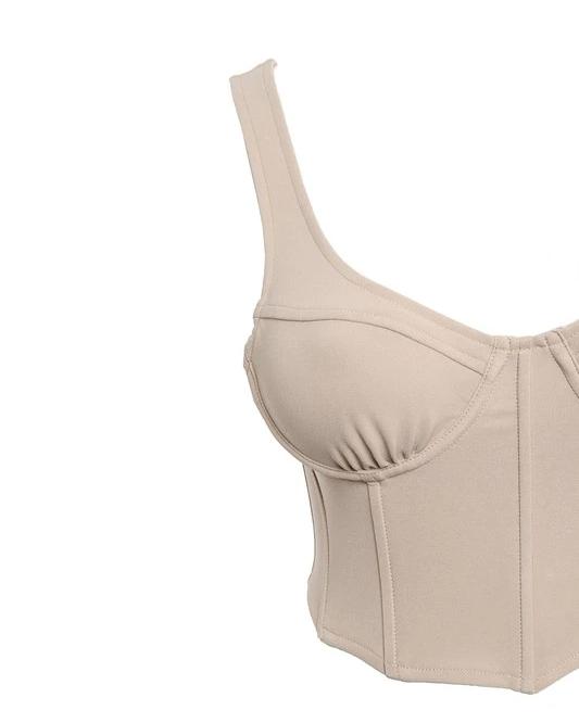 Rowen Stretch Bustier Top - SKYE KIYOMI BEAUTY, LLC#tops#bottoms#ootd#affordablefashion#affordablestyle#boutiqueshopping#sets#shortsets#pantsets#outerwear