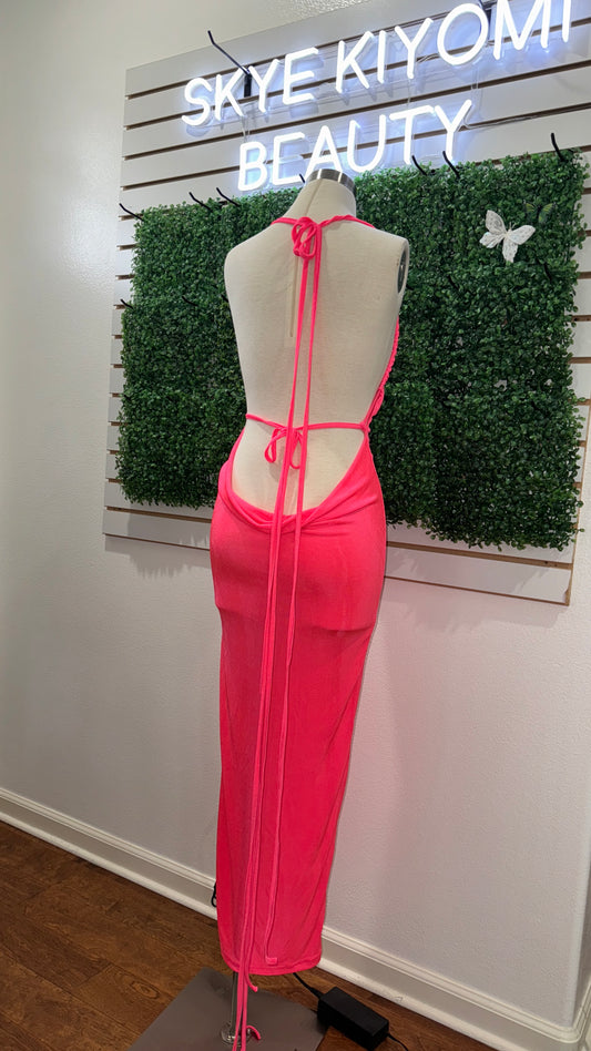Be Mines Backless Strap Maxi