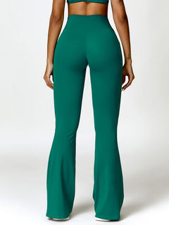 Twisted High Waist Active Pants with Pockets