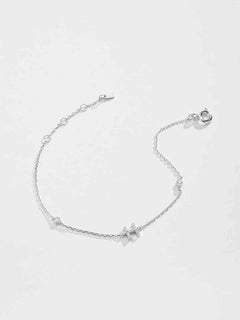 G To K Zircon 925 Sterling Silver Bracelet