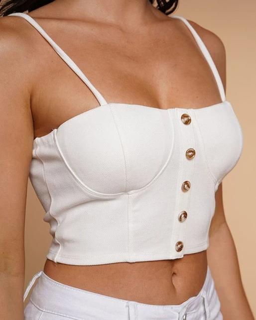 Cameron Stretch Twill Bustier - SKYE KIYOMI BEAUTY, LLC#tops#bottoms#ootd#affordablefashion#affordablestyle#boutiqueshopping#sets#shortsets#pantsets#outerwear