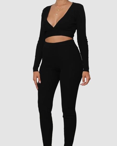 Kiyomi Wrap Pants Set - SKYE KIYOMI BEAUTY, LLC#tops#bottoms#ootd#affordablefashion#affordablestyle#boutiqueshopping#sets#shortsets#pantsets#outerwear