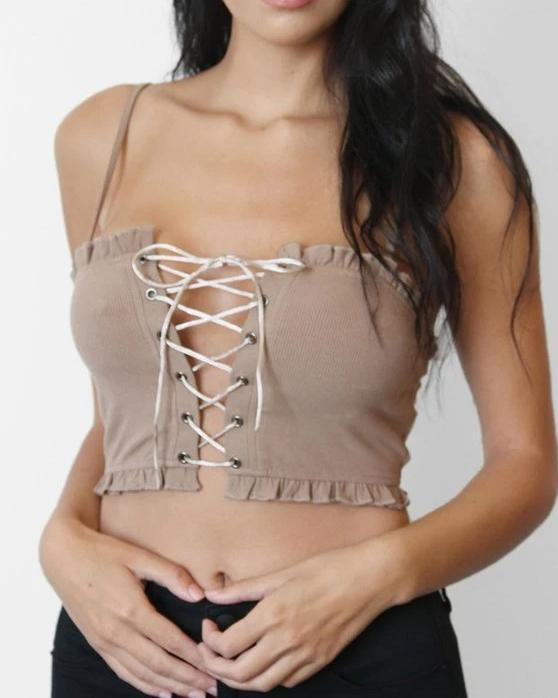 Riley Crop Top - SKYE KIYOMI BEAUTY, LLC#tops#bottoms#ootd#affordablefashion#affordablestyle#boutiqueshopping#sets#shortsets#pantsets#outerwear